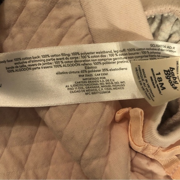 Pink and Grey Oshkosh Sweatpants Size 18 Months - Picture 4 of 11